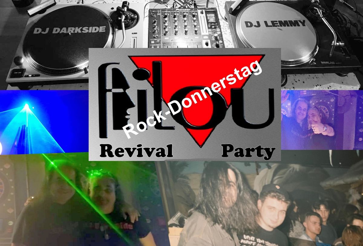 Rock-Revival-Party Filou-Donnerstag mit DJ Lemmy & DJ DarkSide 