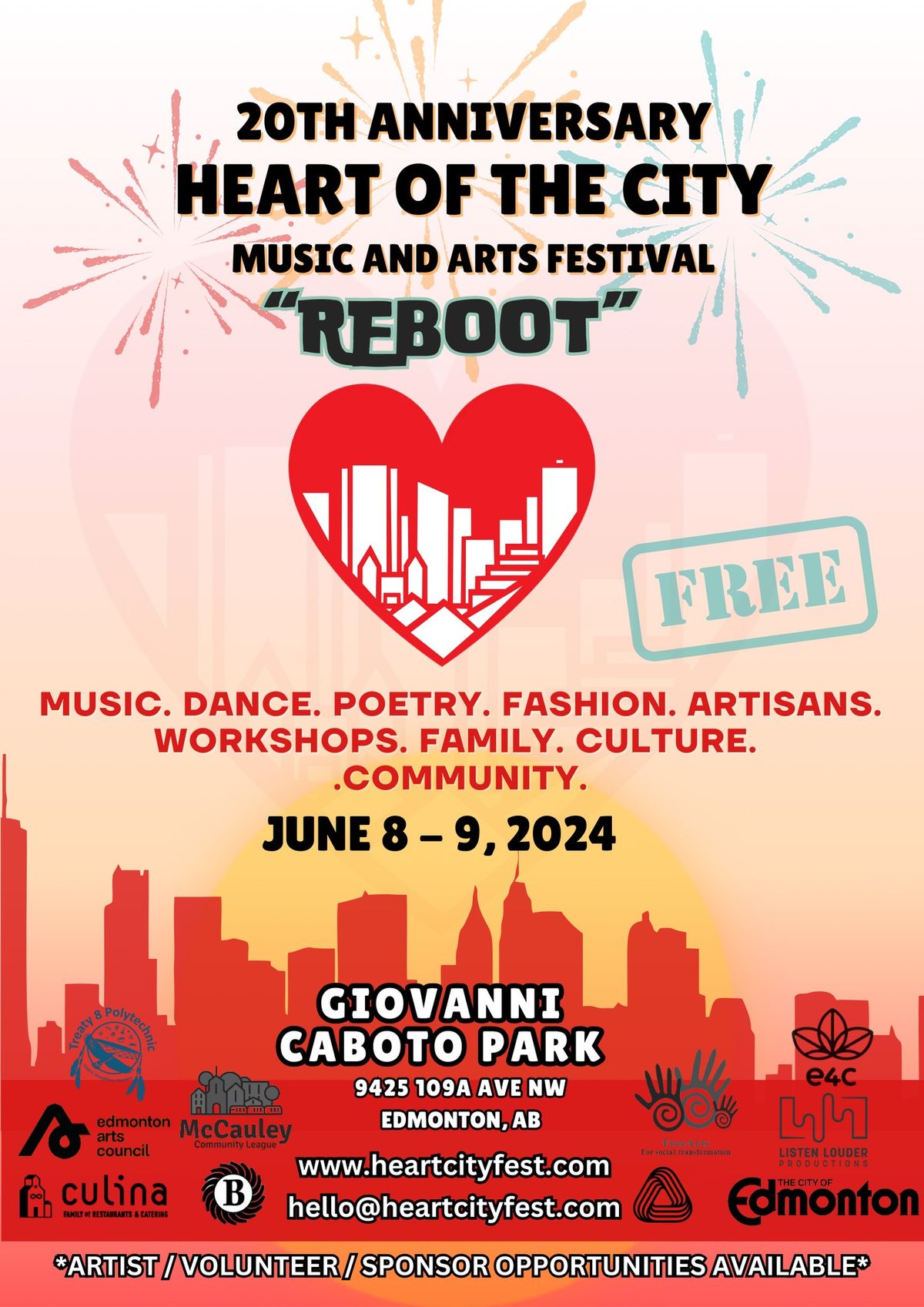 Heart of the City Music & Arts Festival 2024