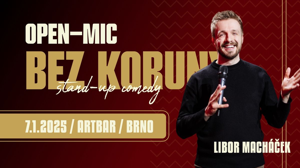 Open-mic Bez Koruny 7.1.