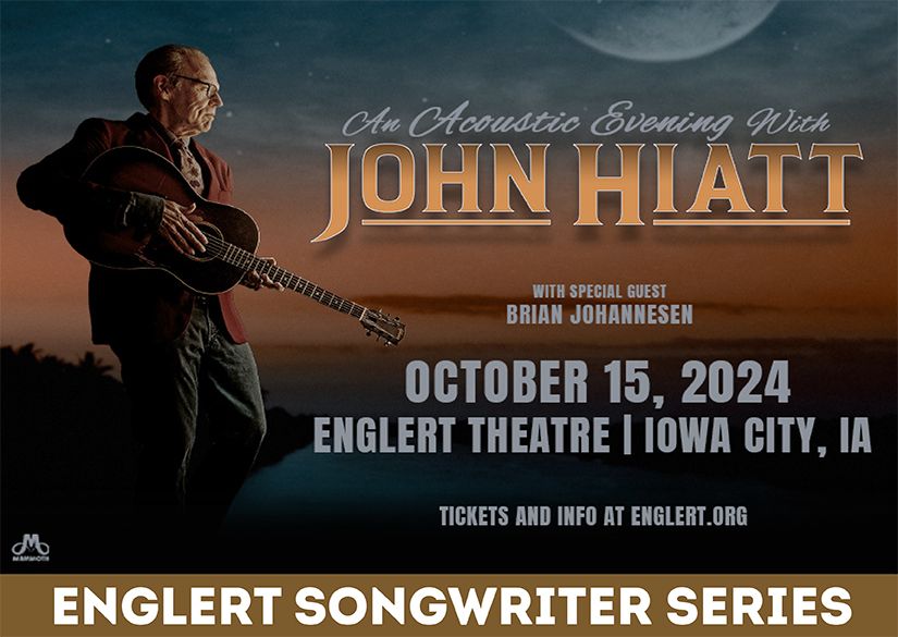 John Hiatt Songwriter Series, Englert Theatre, Iowa City #ParkRide