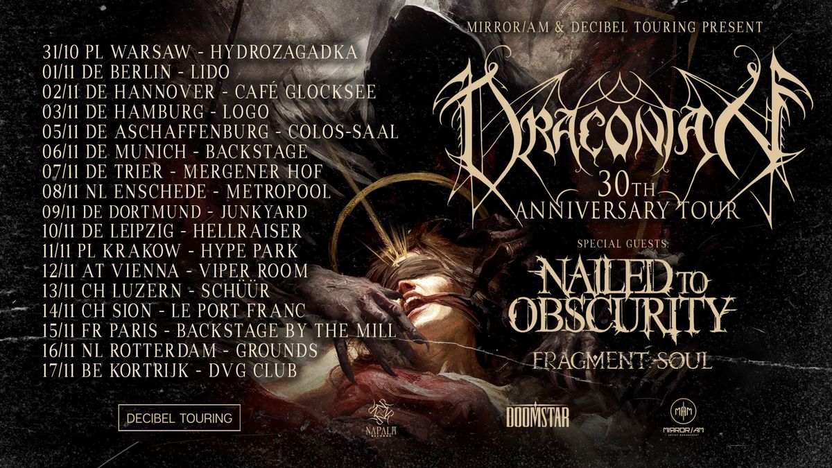 DRACONIAN "30th Annicersary Tour" | Backstage M\u00fcnchen 2024