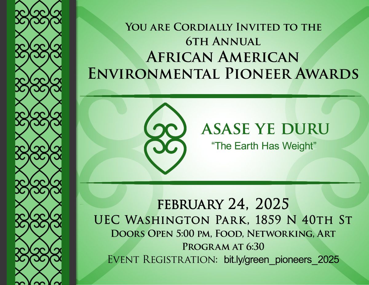 6th Annual African American Environmental Pioneer Awards