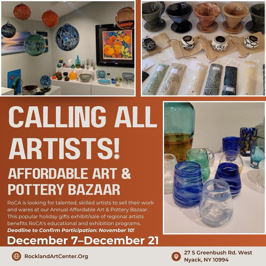 RoCA's Affordable Art & Pottery Bazaar