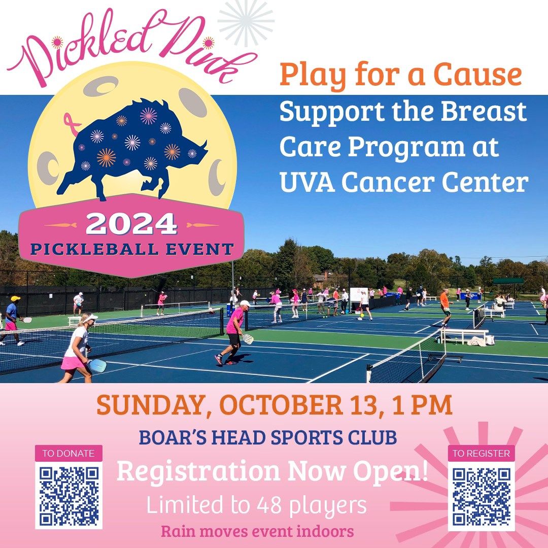 Pickled Pink Pickleball Event 2024