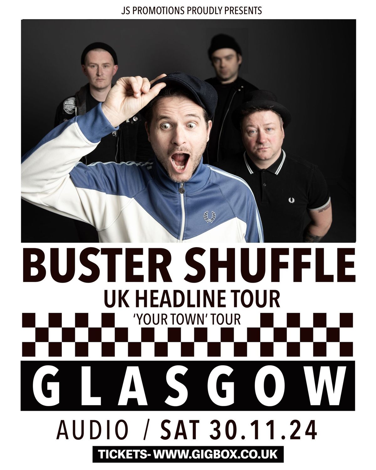 BUSTER SHUFFLE Live in GLASGOW (AUDIO) With Support from The Guillotines 