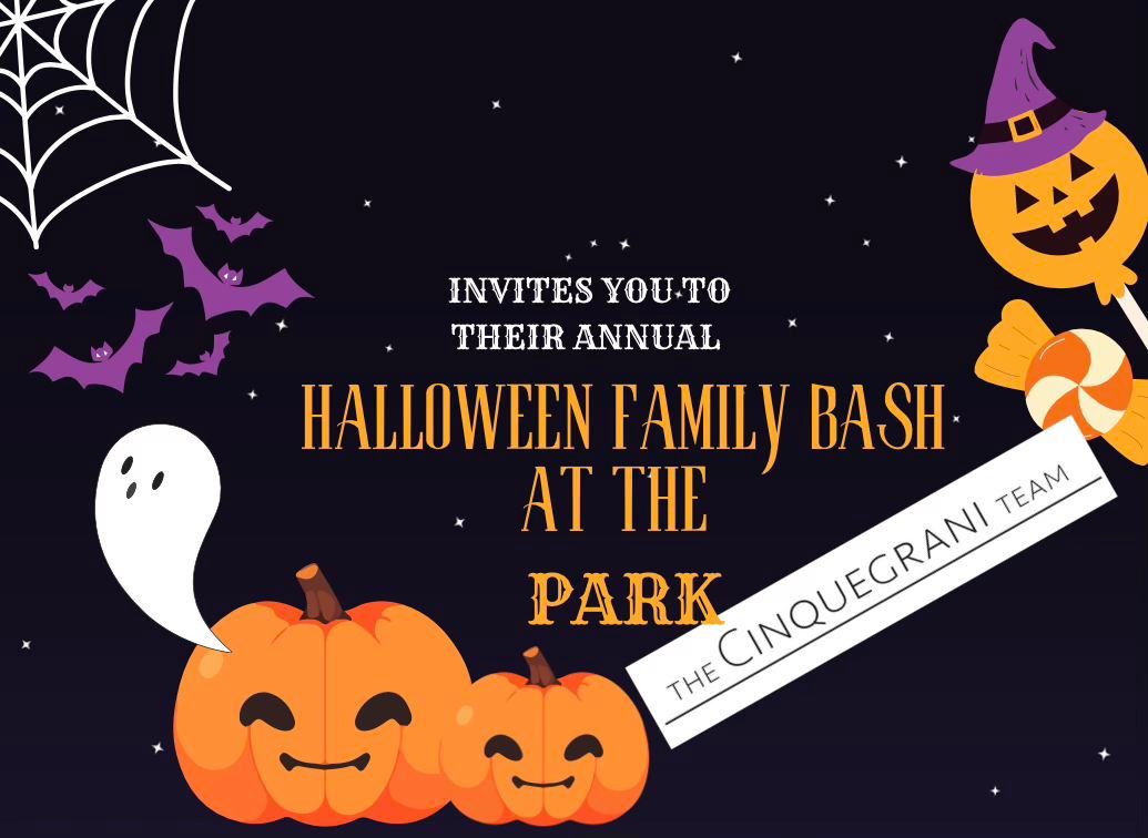 Cinquegrani Annual Halloween Family Bash at the Park  