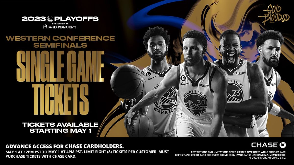 NBA Western Conference Semifinals: Golden State Warriors vs. TBD - Home Game 3 (Date: TBD - If Necessary)