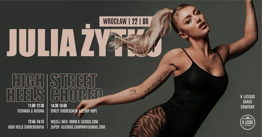 Warsztaty z Juli\u0105 \u017bytko HIGH HEELS|STREET CHOREO