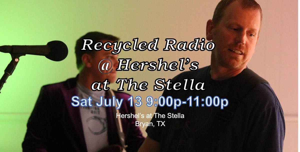 Recycled Radio at Hershel's