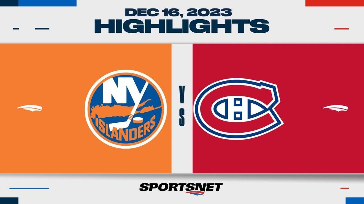 Montreal Canadiens vs. New York Islanders