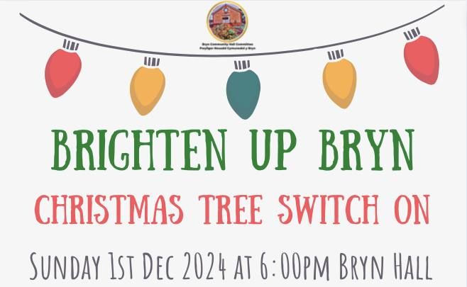 Bryn Hall Christmas Tree Light Switch on