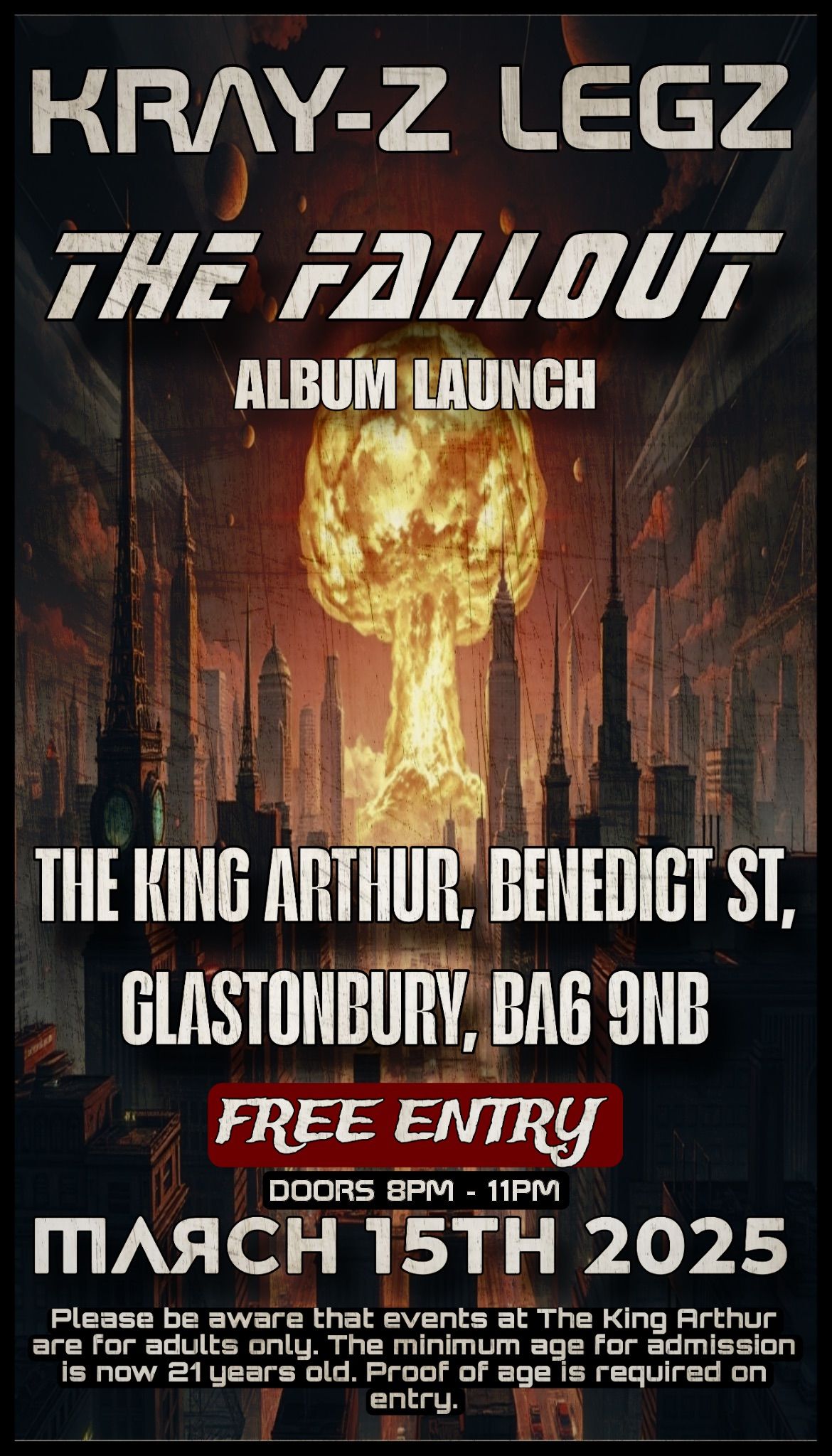 KRAY-Z LEGZ Album launch party. 