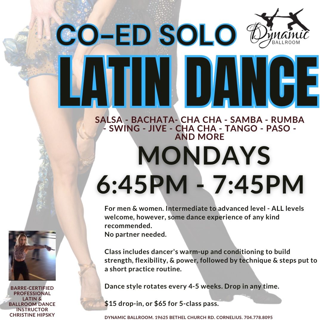 Co-Ed Solo Latin Dance Figures, Styling & Conditioning