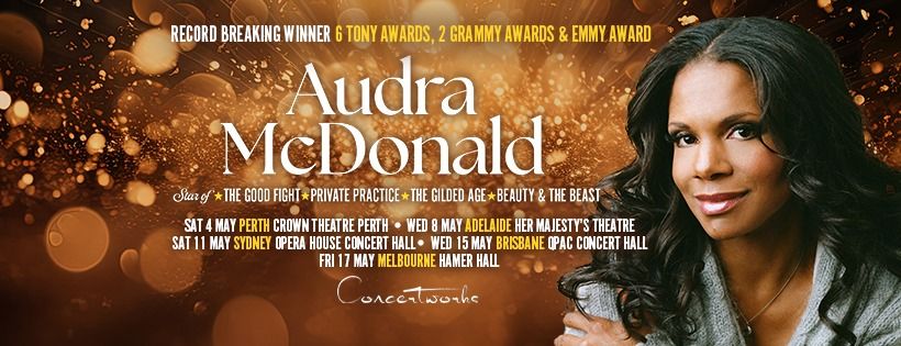 Audra McDonald at Crown Theatre Perth