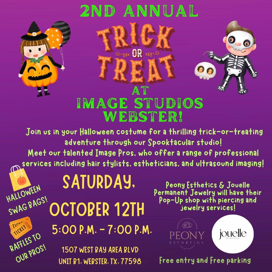 2nd Annual Trick or Treating with the Pros at Image Studios Webster!  