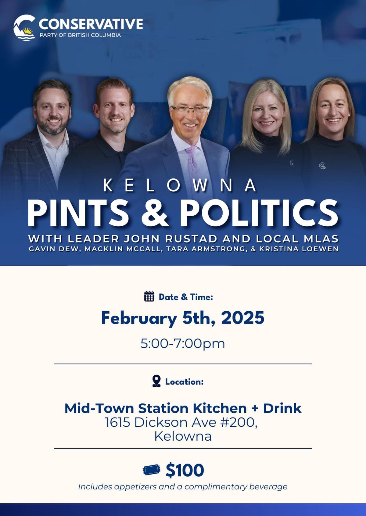 Kelowna Pints & Politics