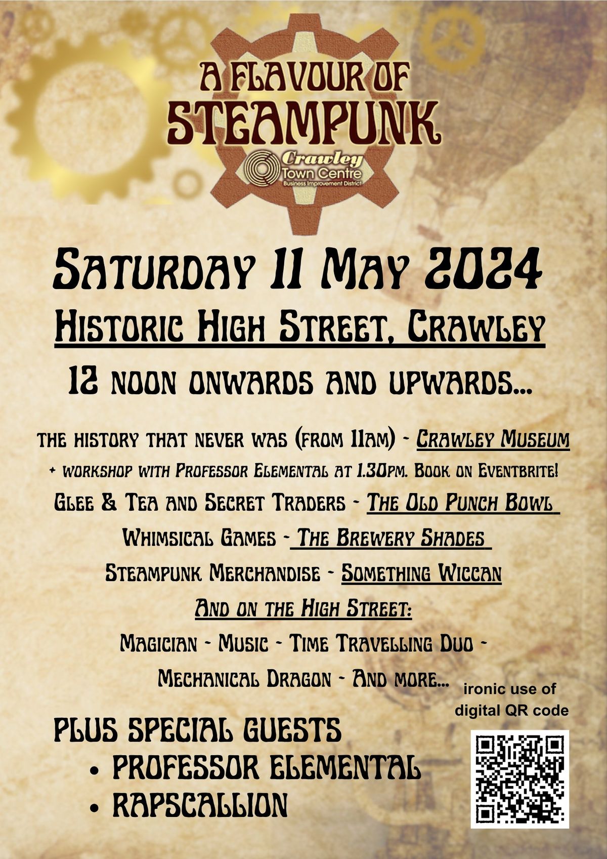 A flavour of Steampunk (Crawley BID Event)