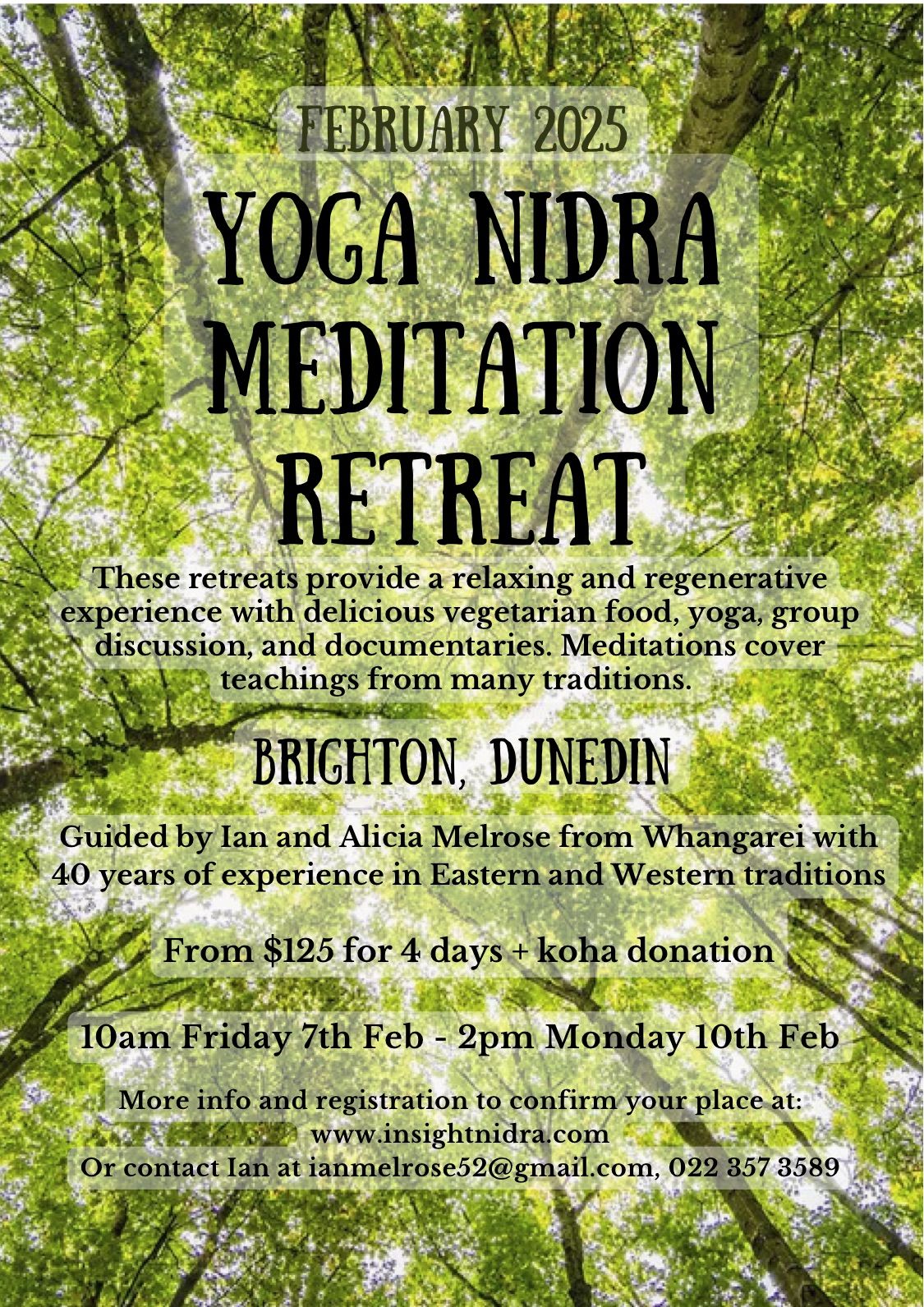 Yoga Nidra Meditation Retreat 