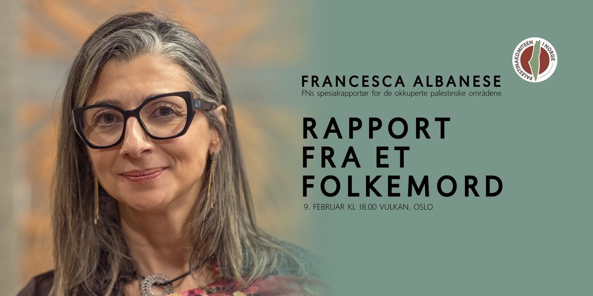 Francesca Albanese: Rapport fra et folkemord (Utsolgt)