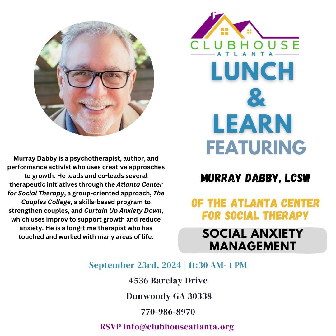 Lunch and Learn: Managing Social Anxiety using Improv