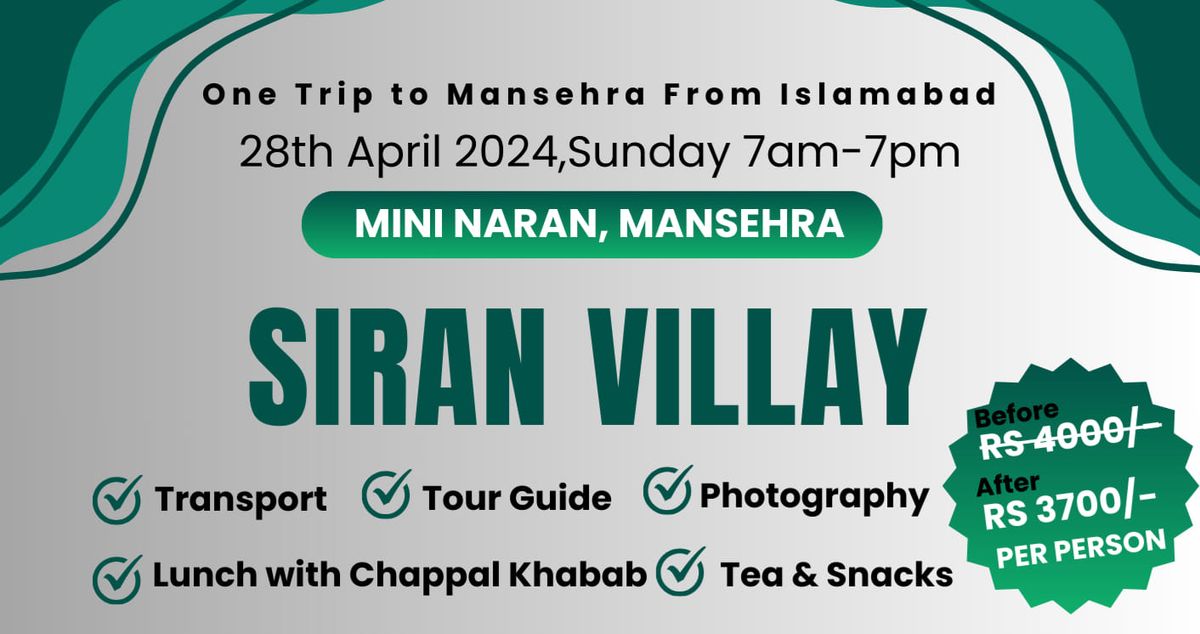 One Day Trip to Siran Valley,Mansehra KPK 