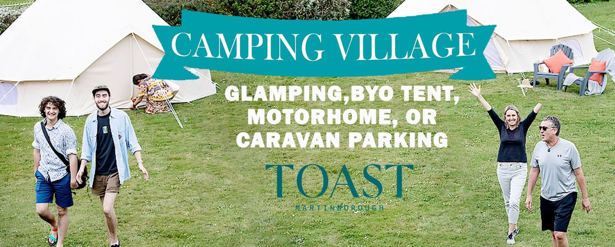 Toast Martinborough Camping Village at Tauherenikau