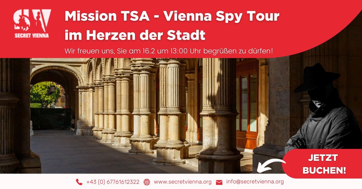 Secret Vienna Tours: Mission TSA - Vienna Spy Tour im Herzen der Stadt