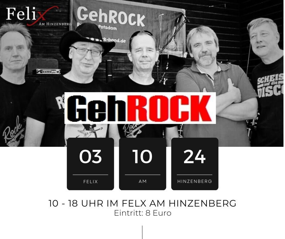 Felix meets GehRock - Rockfr\u00fchschoppen