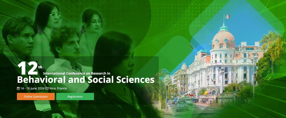 12th International Conference on Research in Behavioral and Social Sciences