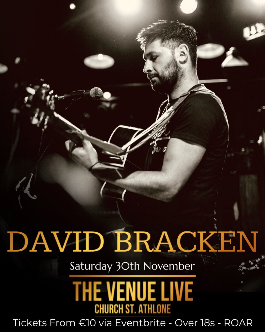 David Bracken Live at The Venue Athlone