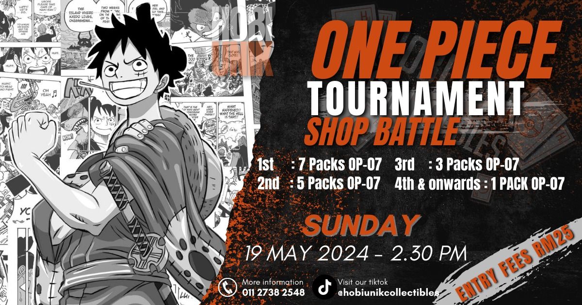 One Piece Tournament Shop Battle @Hobi Unik