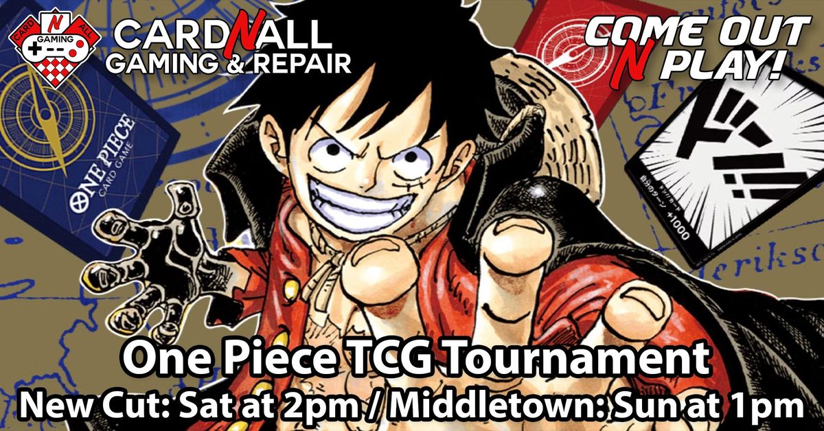 One Piece TCG Weekly Tournament - New Cut: Saturdays at 2