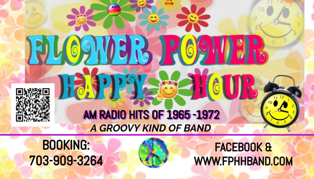 FLOWER POWER HAPPY HOUR - WITH EZMIRELDA LEADING THE DANCE FLOOR!
