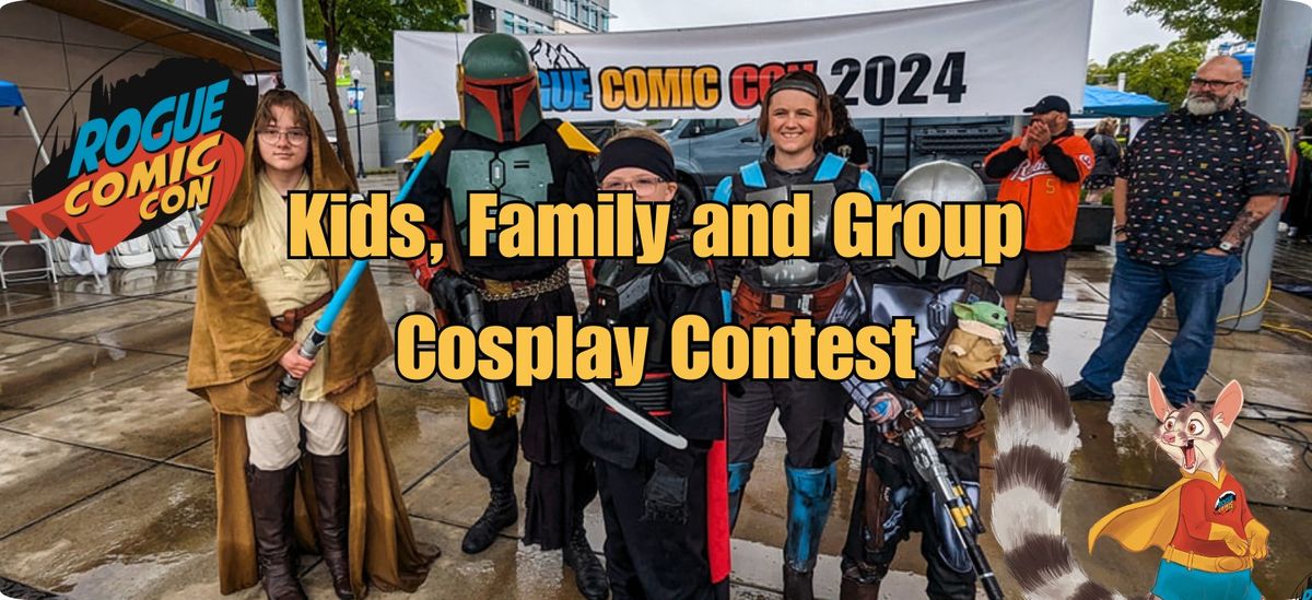 Kids, Family and Group Cosplay Contest at Rogue Comic Con