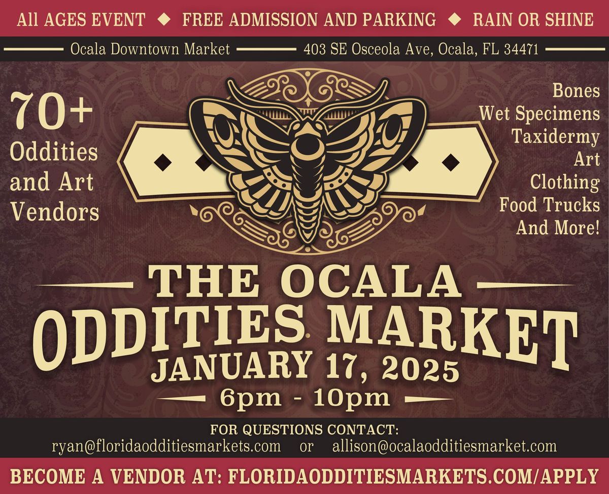 Ocala Oddities Market January Edition