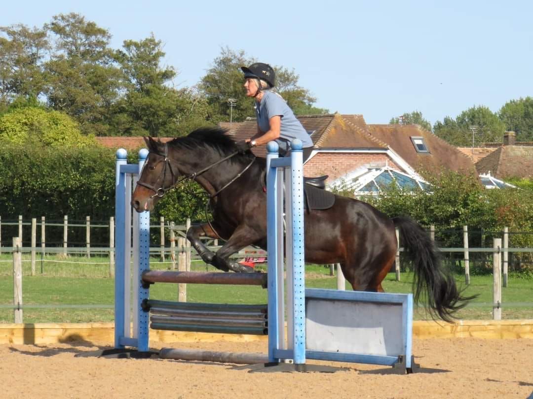 Course jumping with Nicki Bates