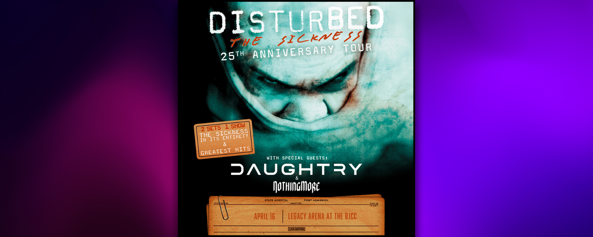 Disturbed with Daughtry at Spectrum Center