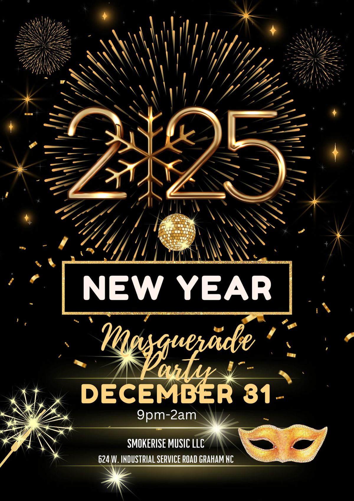 New Year\u2019s Eve- Masquerade Party 