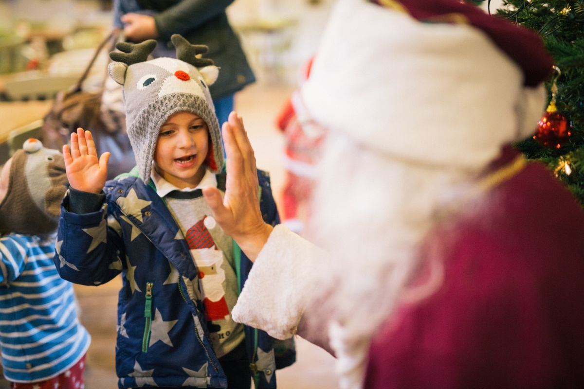 Baby and toddler festive play session with Father Christmas