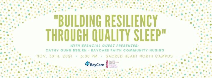 REACH "Building Resiliency Through Quality Sleep"