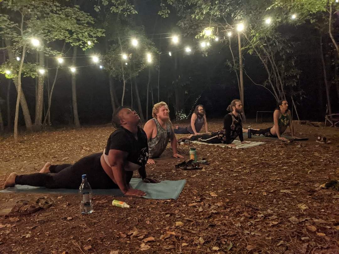 Yoga In The Forest 