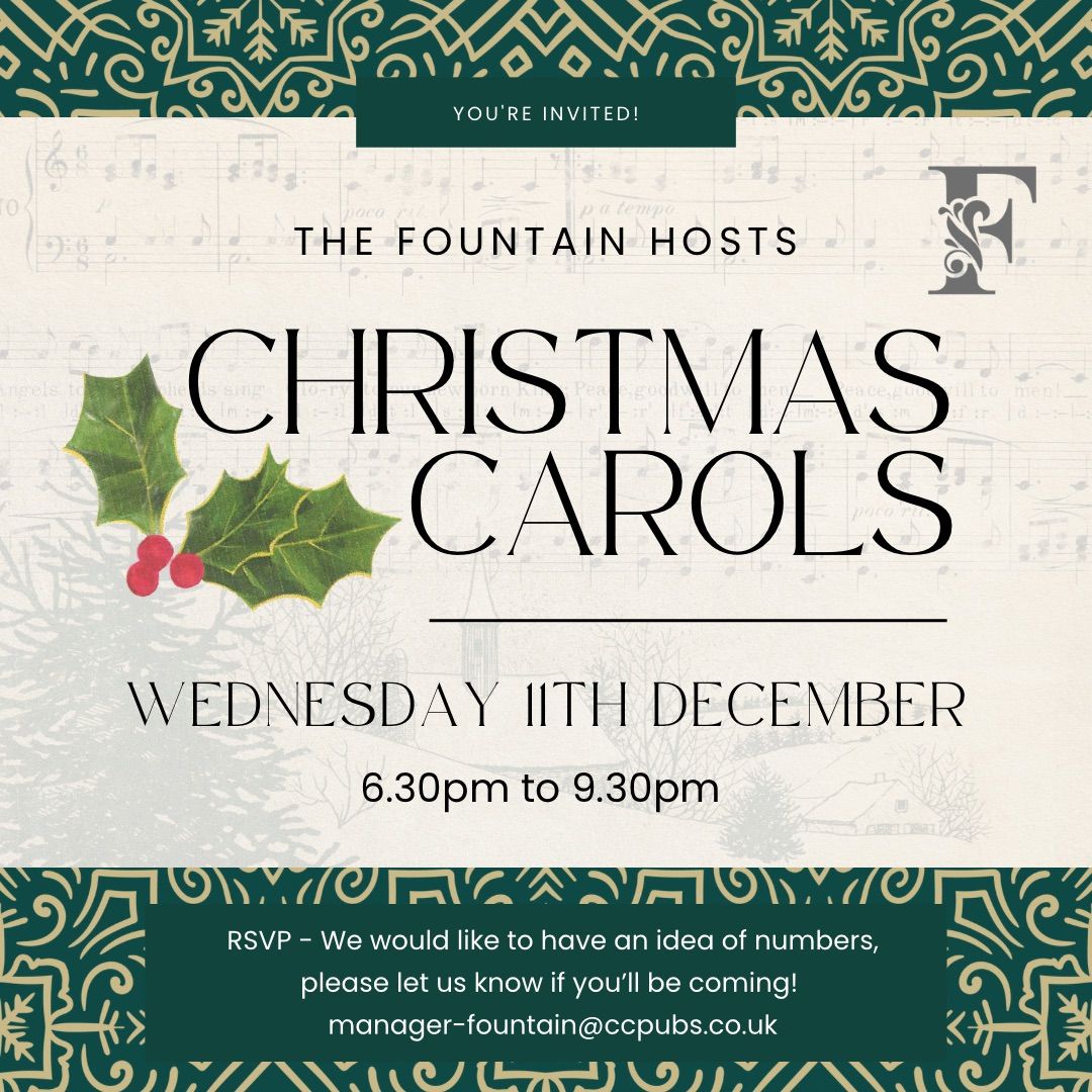 Christmas Carols at The Fountain 