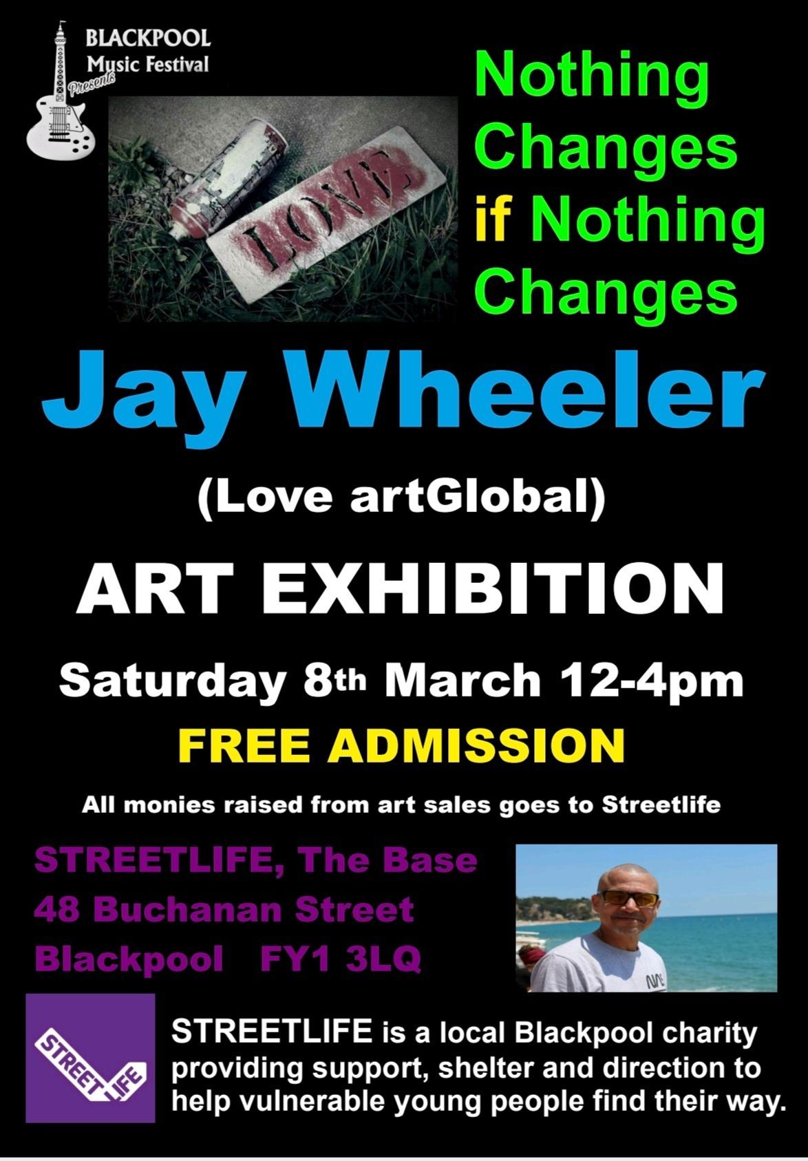 Nothing Changes -IF- Nothing Changes  Jay Wheeler - Love artGlobal - Art Exhibition