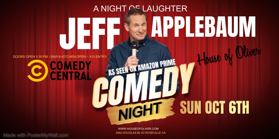 Comedy Night with Legend Jeff Applebaum 