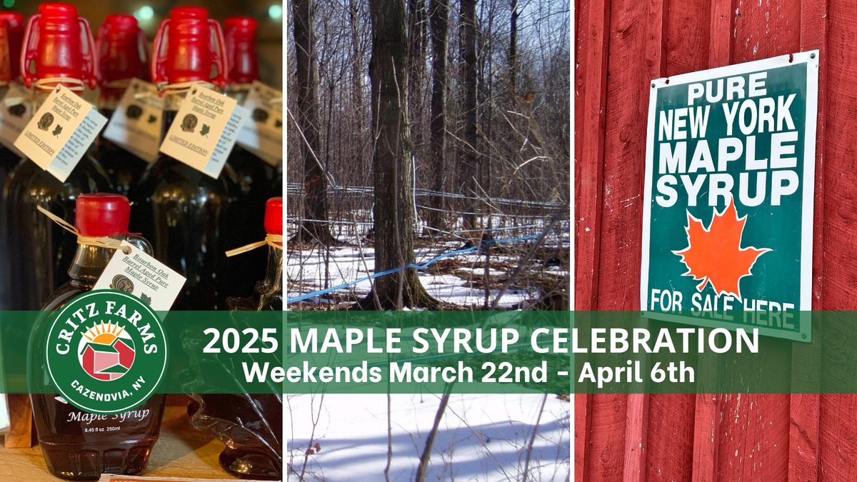 Maple Syrup Celebration at Critz Farms