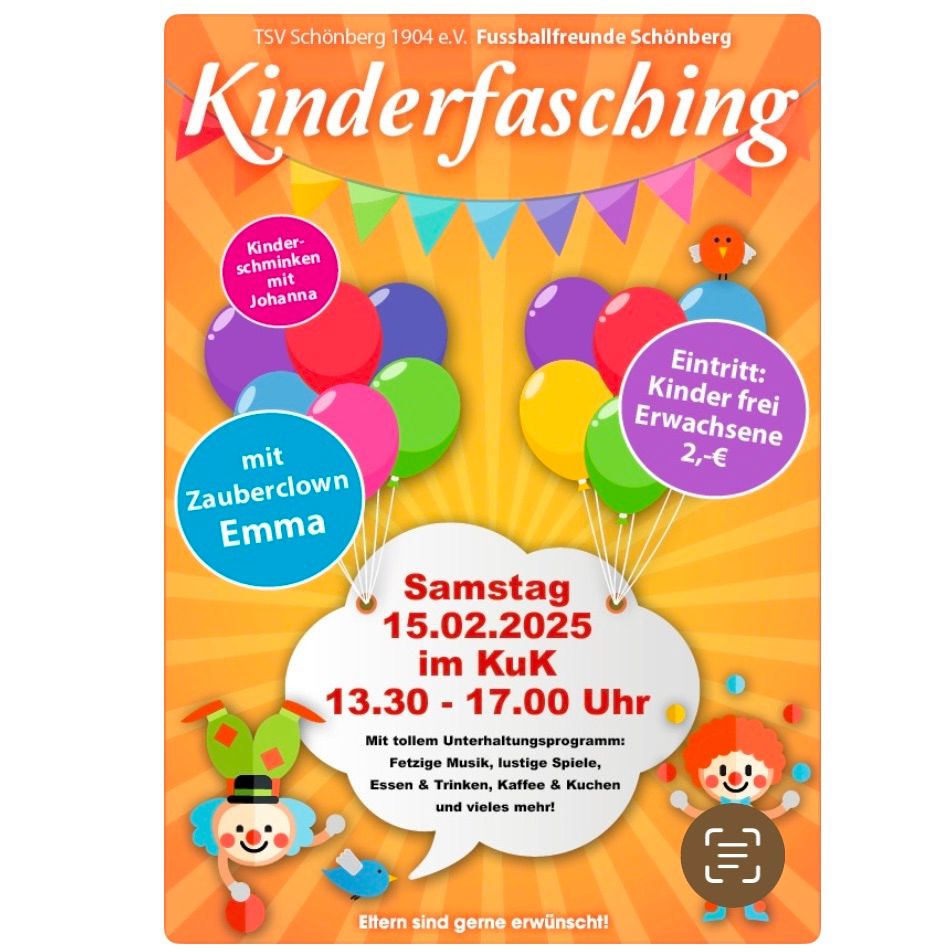 Grosser Kinderfasching in Sch\u00f6nberg