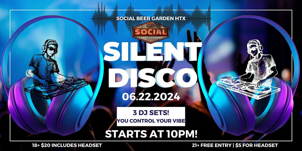 Silent Disco - 3 DJ Sets