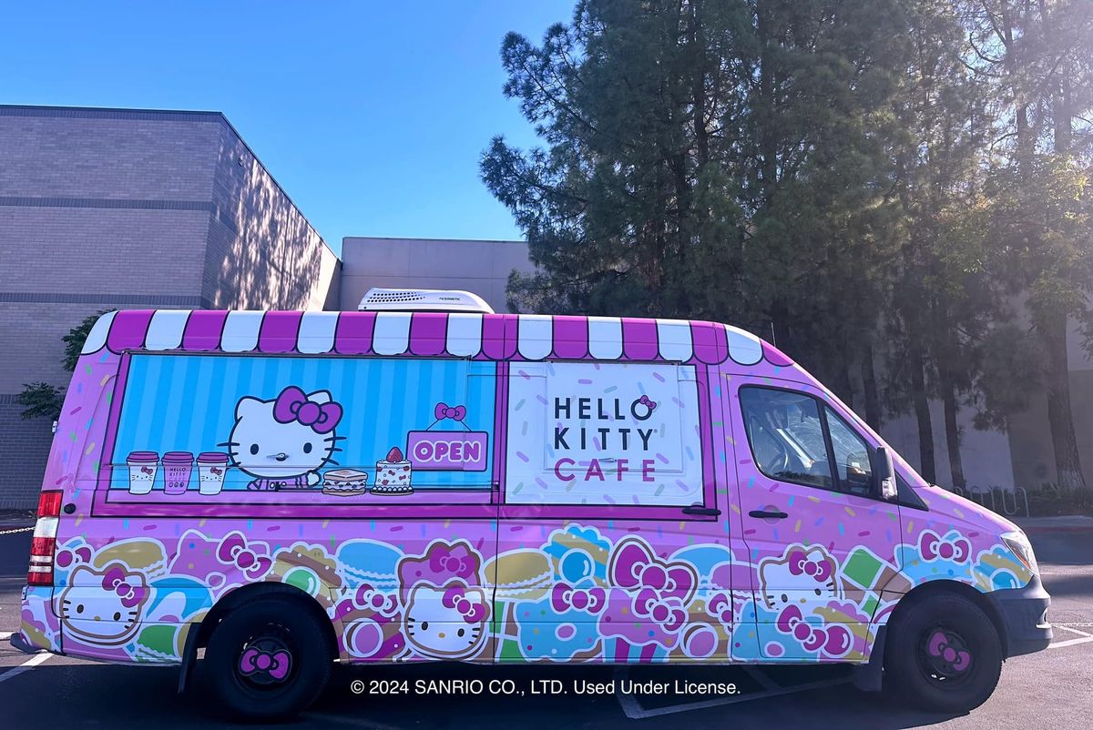 Hello Kitty Cafe Truck West - Sacramento Appearance