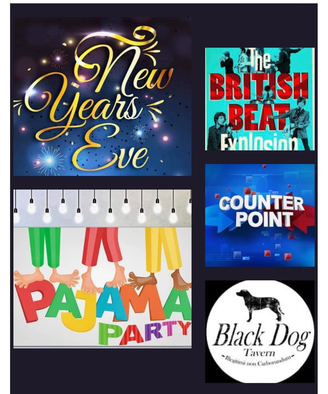 New Year's Eve Pajama Party with Counter.Point 