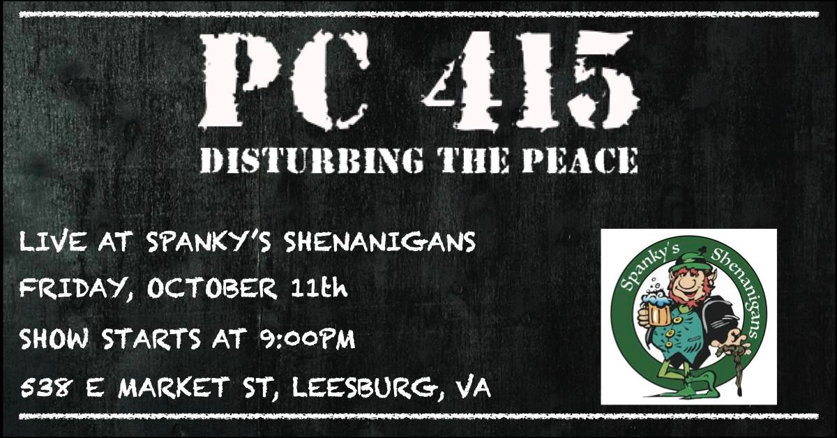 PC 415 Live at Spanky's